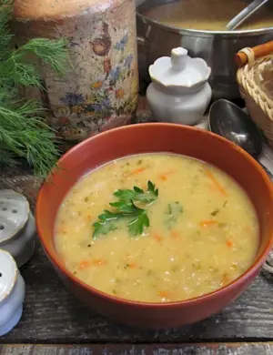 Суп с перловкой