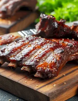 Свиные ребрышки BBQ