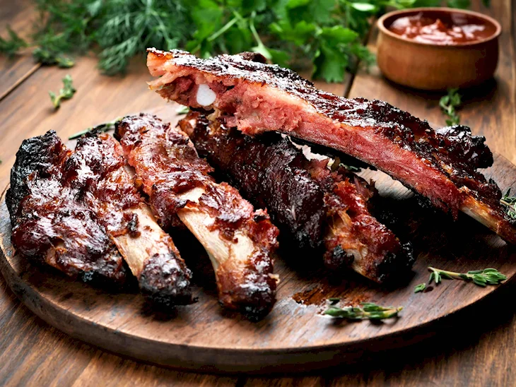 Свиные ребрышки BBQ