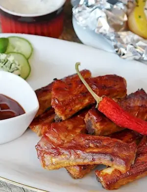 Свиные ребрышки BBQ