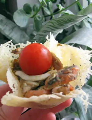 Сырные корзиночки для салата