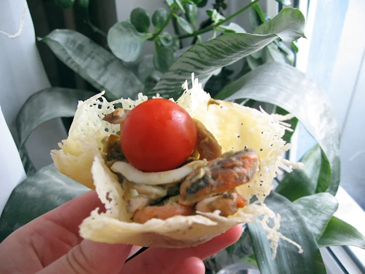 Сырные корзиночки для салата