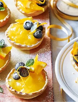 Тарталетки с апельсиновым курдом