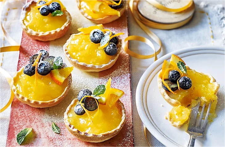 Тарталетки с апельсиновым курдом