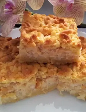 Тертый яблочный пирог