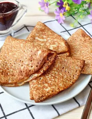 Тонкие ажурные блинчики