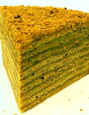 Торт Рыжик медовый с заварным кремом