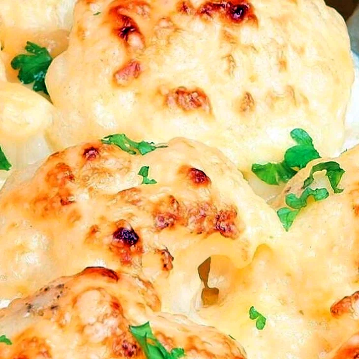 Цветная капуста с шампиньонами