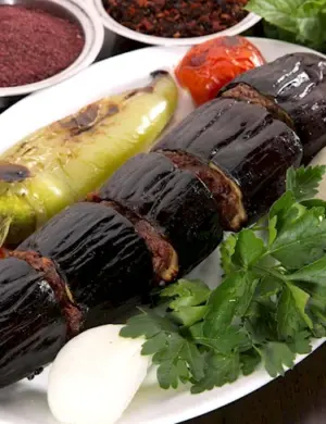 Турецкий кебаб из баклажанов
