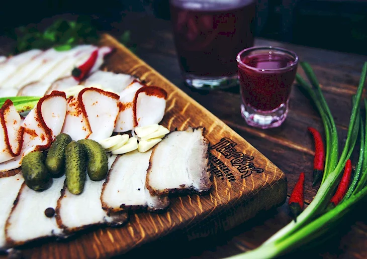 Украинская кухня сало
