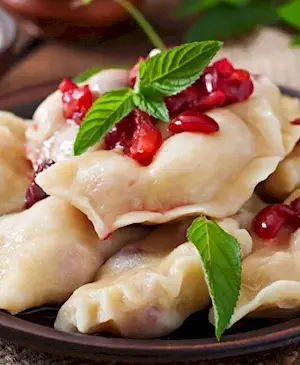 Вареники с вишней