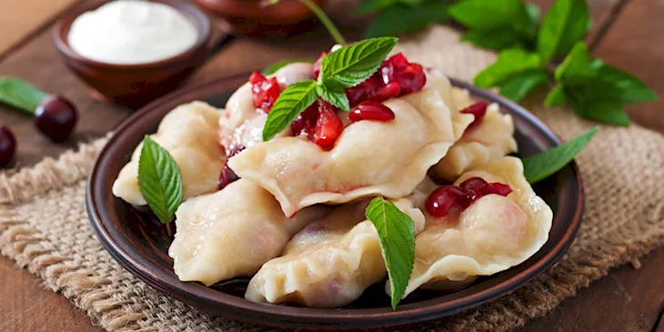Вареники с вишней