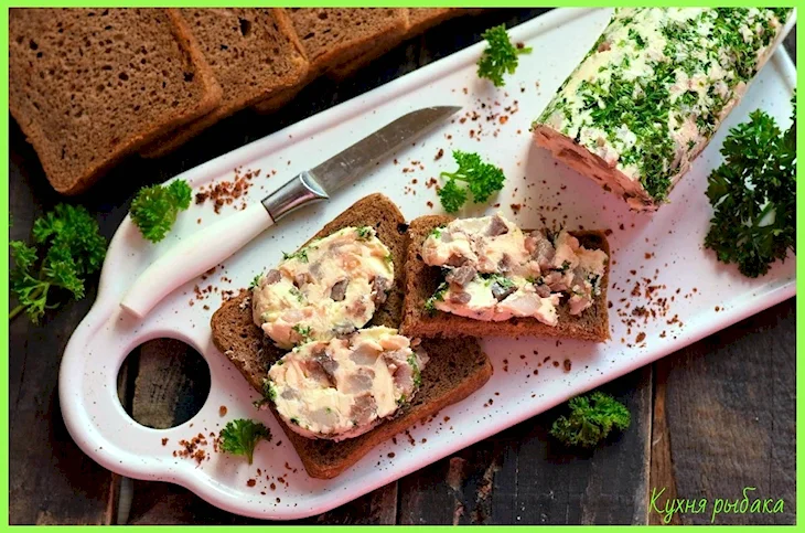 Закуски с бородинским хлебом