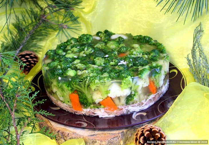 Закусочный мясной торт Леший