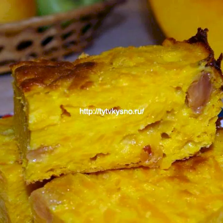 Запеканка из тыквы с манкой в духовке