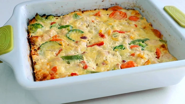 Запеканка с куриным филе