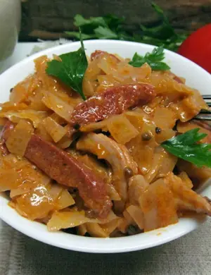 Жареная капуста