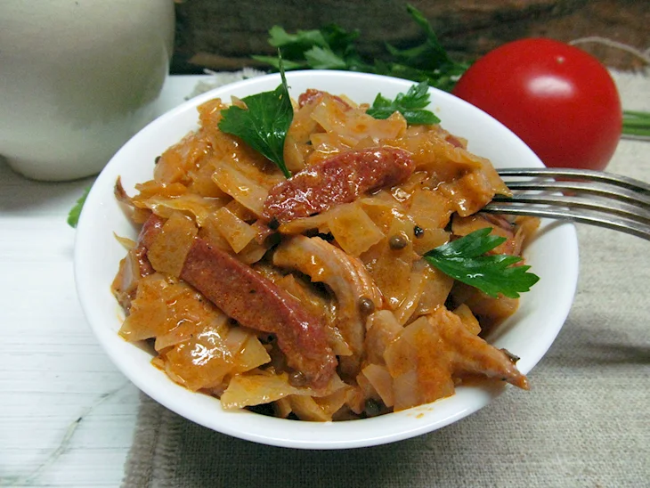 Жареная капуста