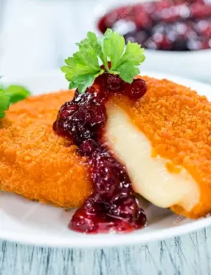 Жареный сыр камамбер