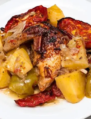 Жаркое с курицей