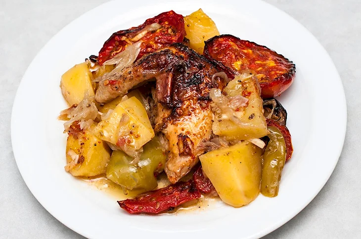Жаркое с курицей